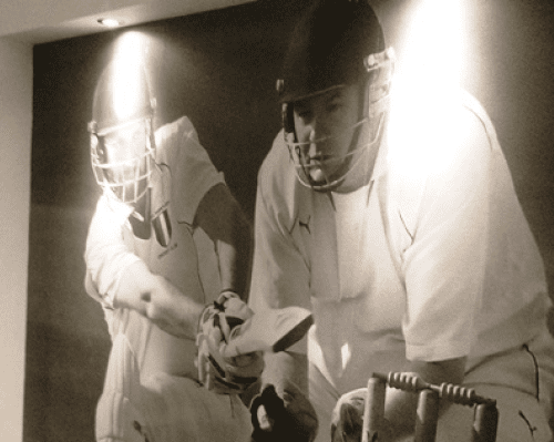 Indoor wall stickers of sportsmen